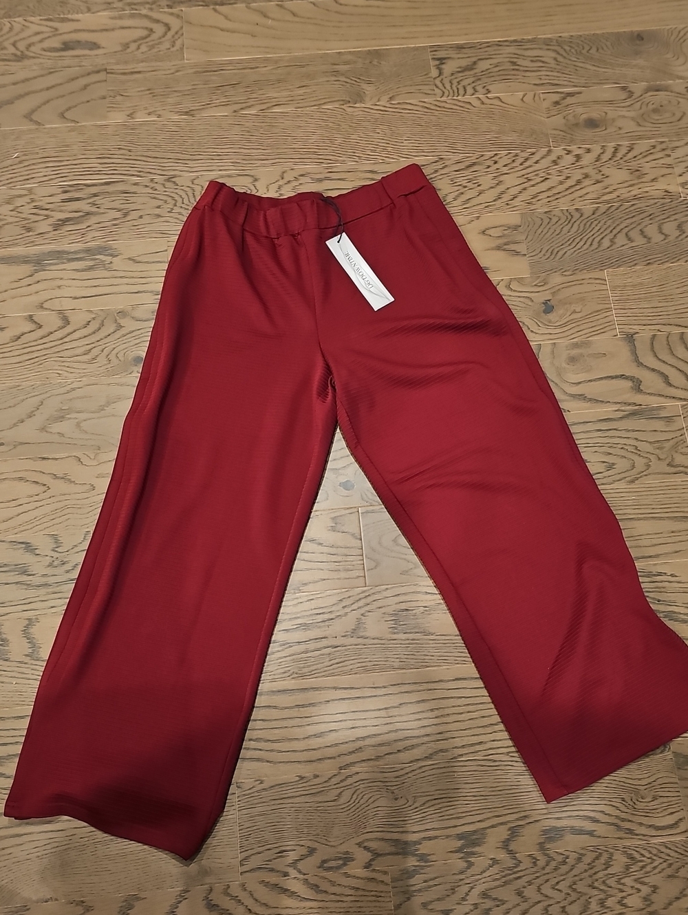 Wide-Leg Red Women's Pants - Diane Gilman